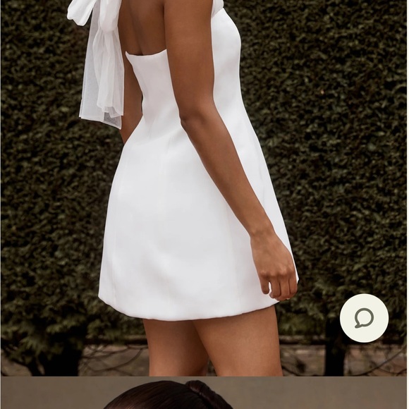 Meshki White Mini Dress - Picture 6 of 6